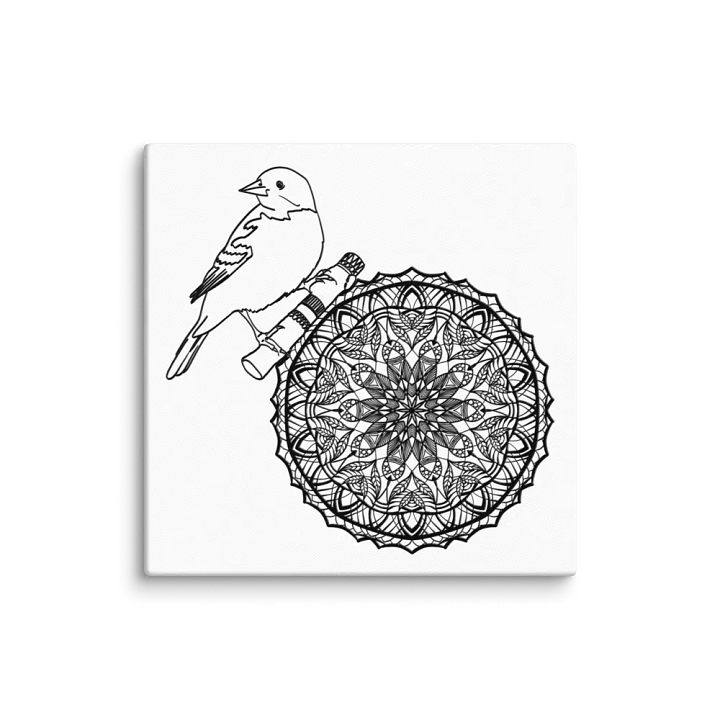 Mystical Mandala Bird Canvas product image (1)