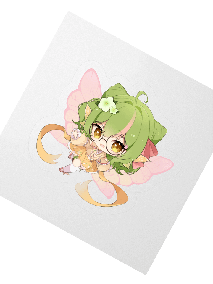 Set C - Short Hair Flying Sticker product image (2)