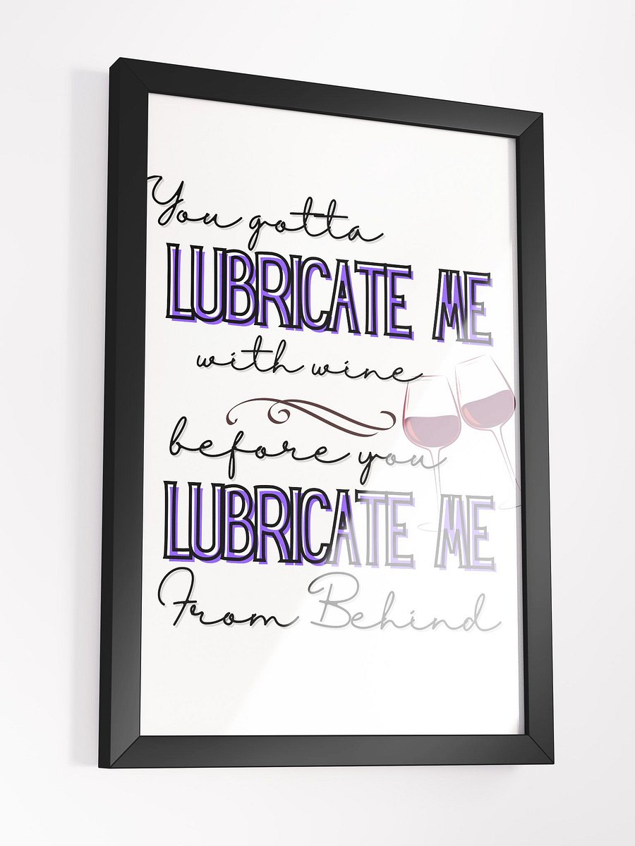 Lubrication Lamb Motto Framed Painting product image (3)