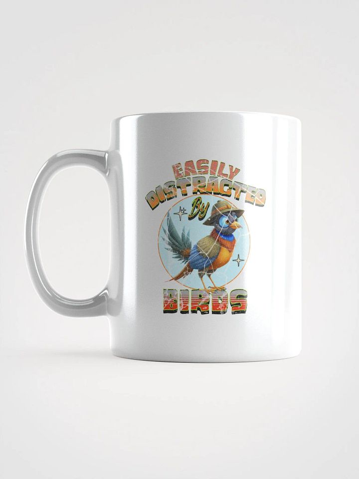 Easily Distracted By Birds Whimsical Mug product image (1)