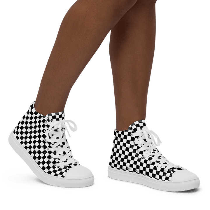 Woman's Checkered High Tops product image (1)