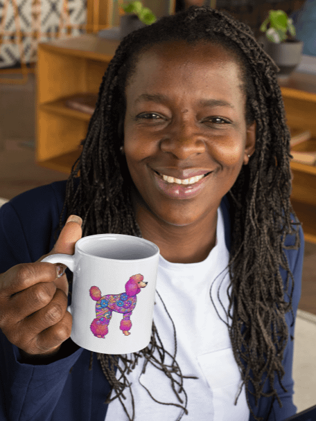 Flower Power Poodle #1 - Mug product image (2)