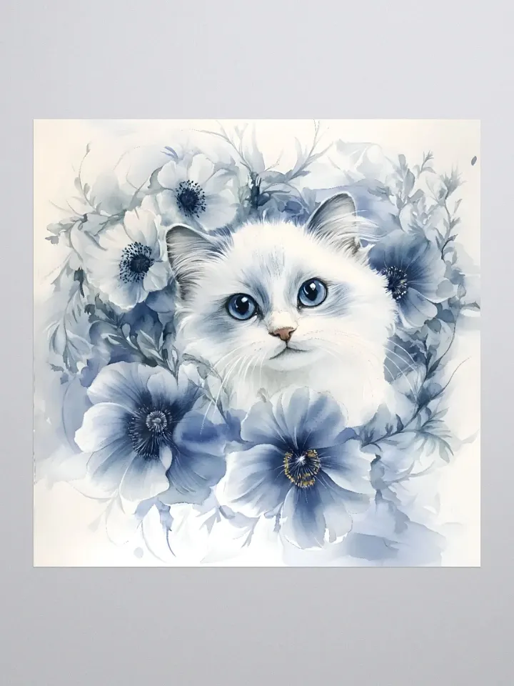 Anemone Cat Stickers product image (1)