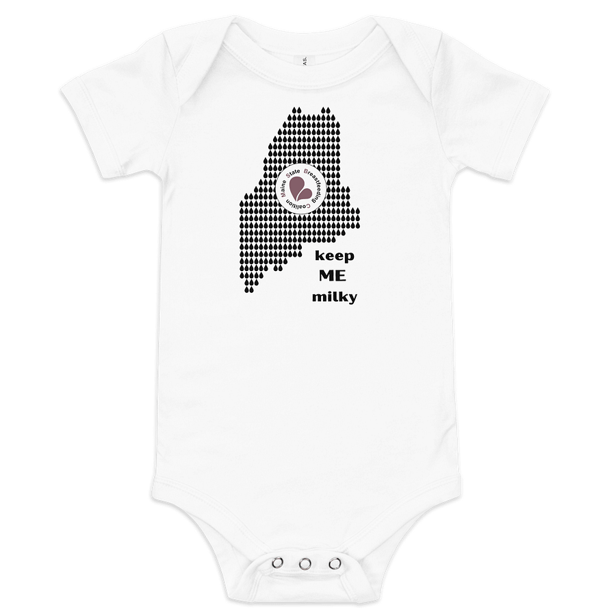 Keep ME Milky Baby Onesie- Black product image (7)