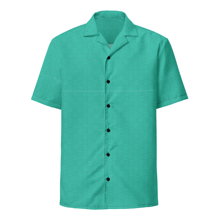 Algae Patterned Hawaiian Shirt product image (1)