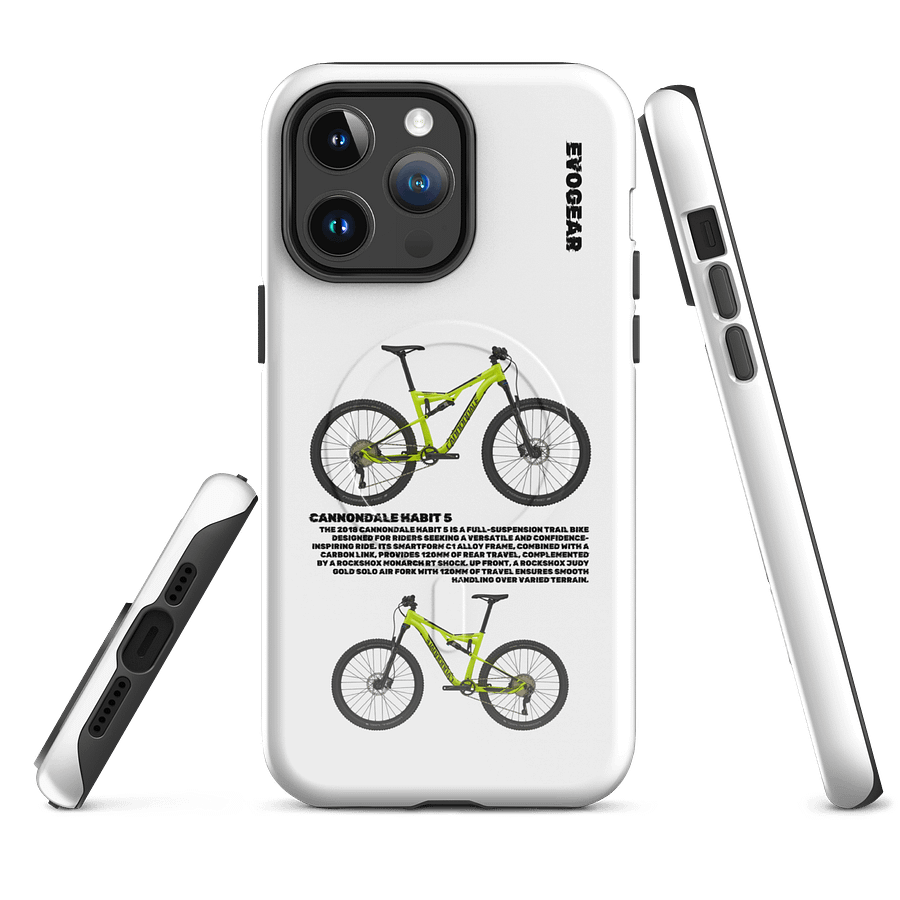 White Cannondale habit 5 2018 iPhone MagSafe Case product image (4)