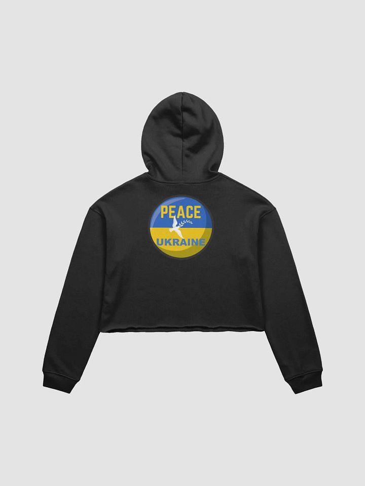 Peace in Ukraine Crop Hoodie product image (2)
