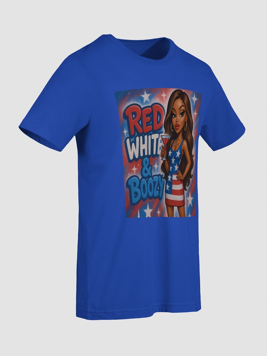Red White & Boozy Patriotic T-Shirt product image (5)
