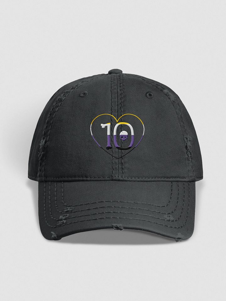 Nonbinary Pride - Distressed Baseball Hat product image (1)