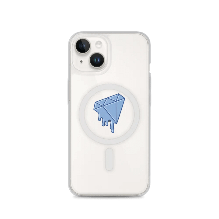 Melting Diamond MagSafe® Clear Case product image (4)