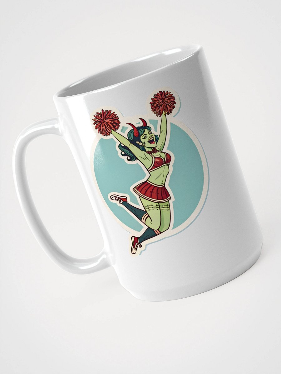 Zombi satanic Cheerleader pinup girl Mug product image (3)