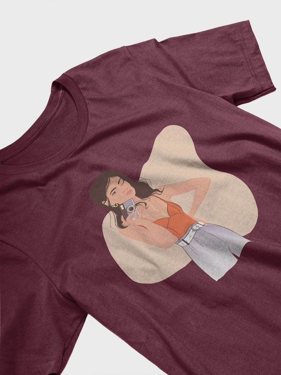 Maroon T-shirt for Women product image (3)