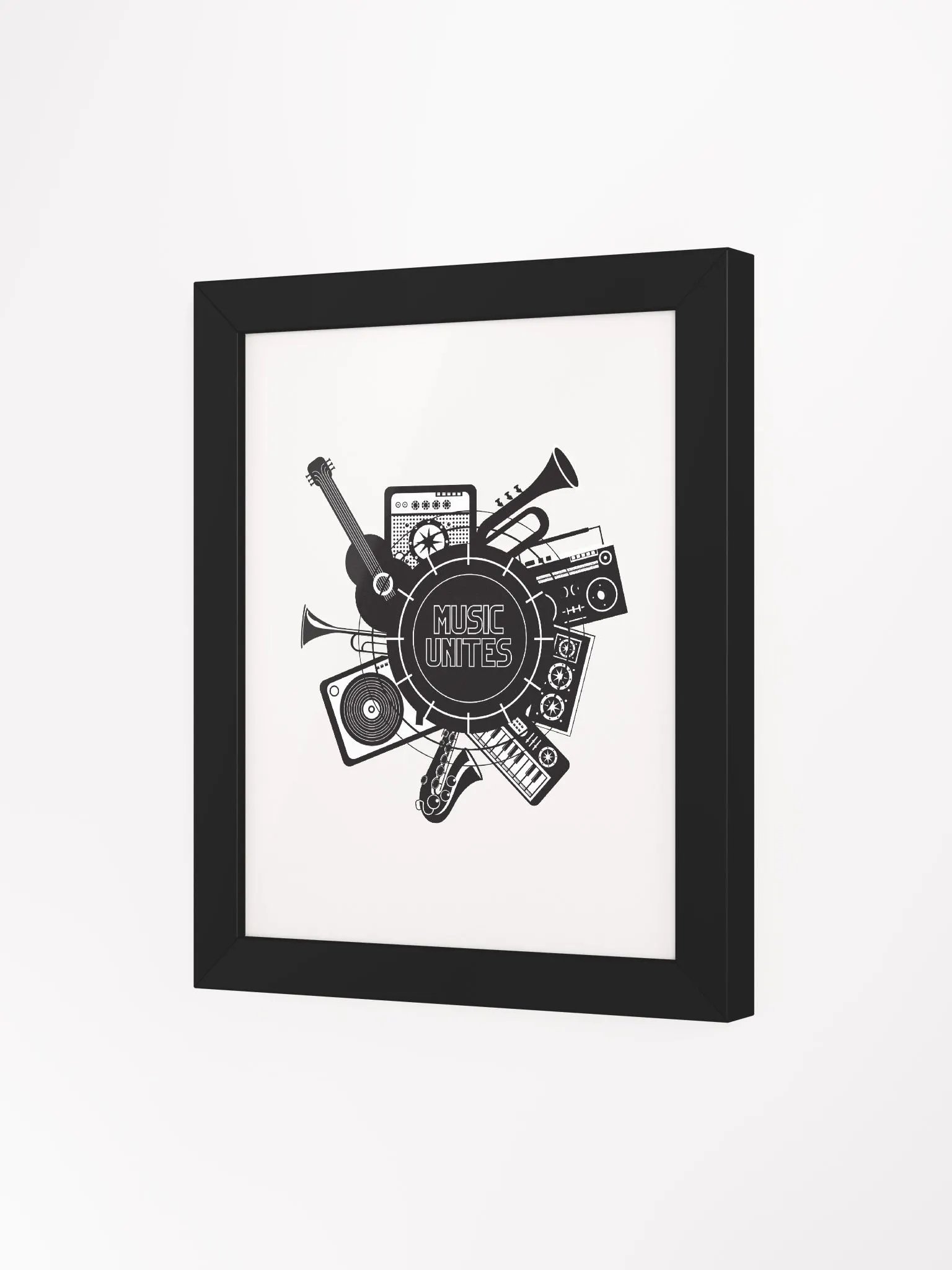Music Unites Framed Print product image (36)