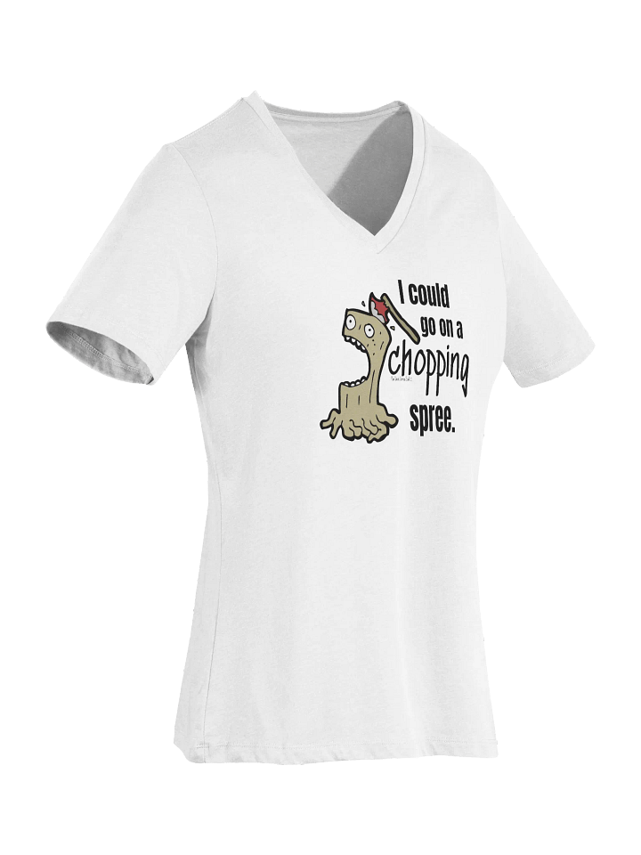 Chopping Spree Black - Women's V-Neck Tee product image (12)