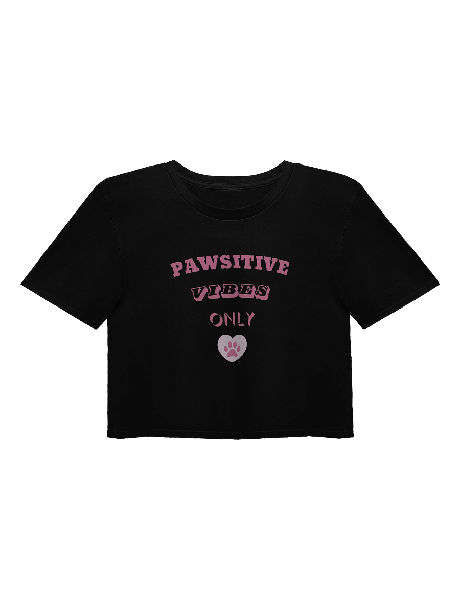Pawsitive Vibes Only - Mood Crop Top | Vixelle product image (9)