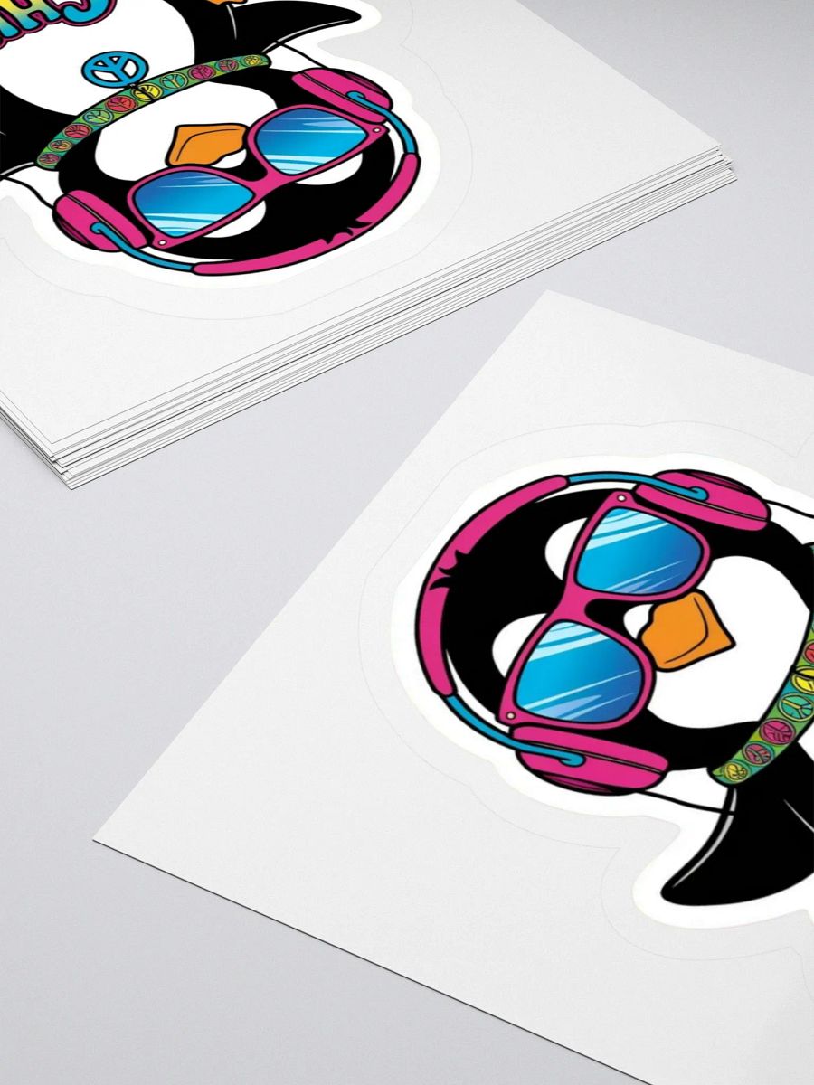 Just Chilin' Penguin Kiss Cut Stickers product image (12)