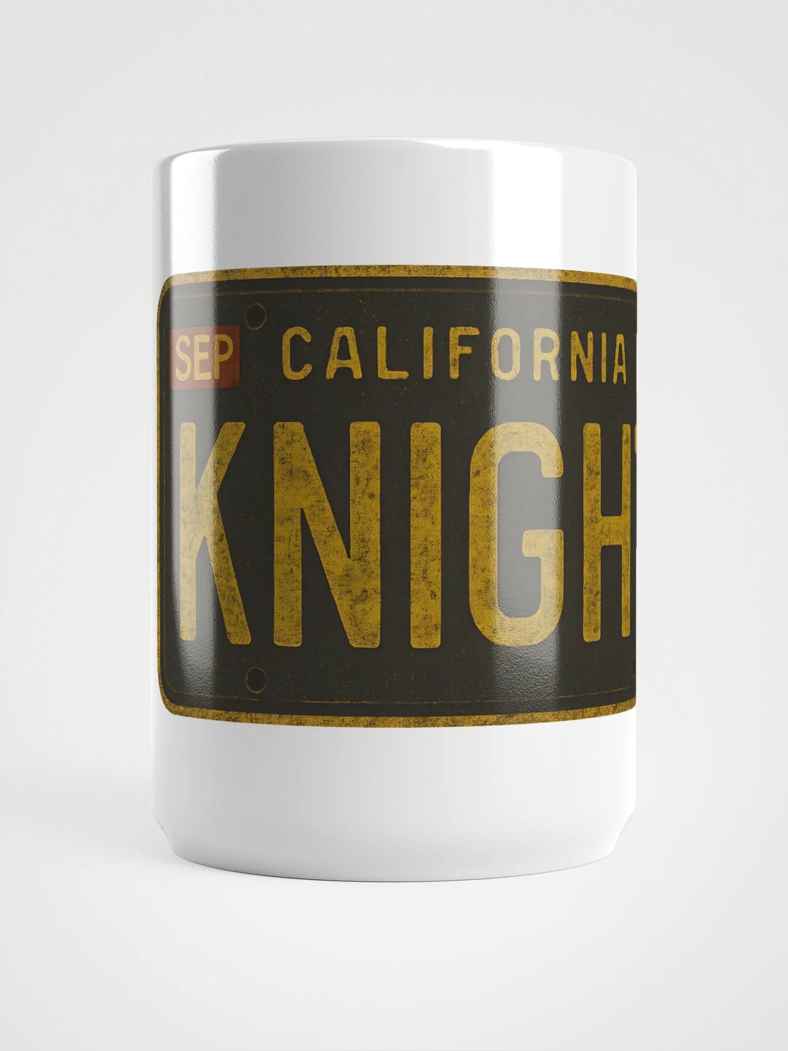 California Knight License Plate Mug product image (5)