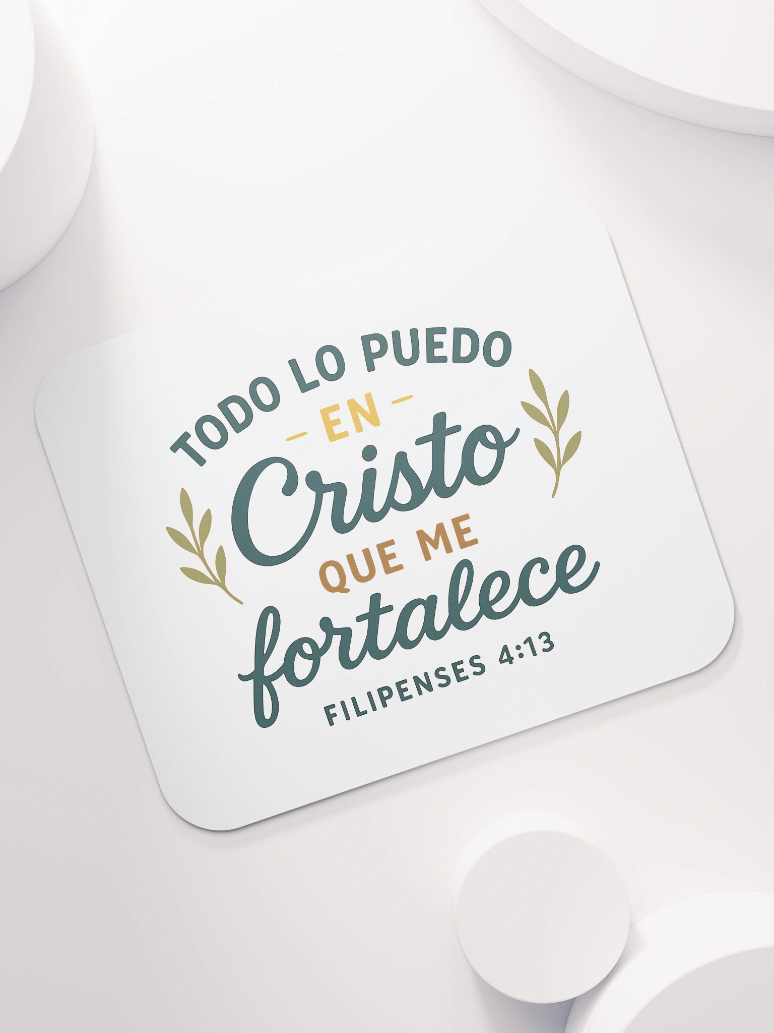 Faith Mouse Pad – “Todo lo puedo en Cristo” – Spanish Christian Design product image (7)