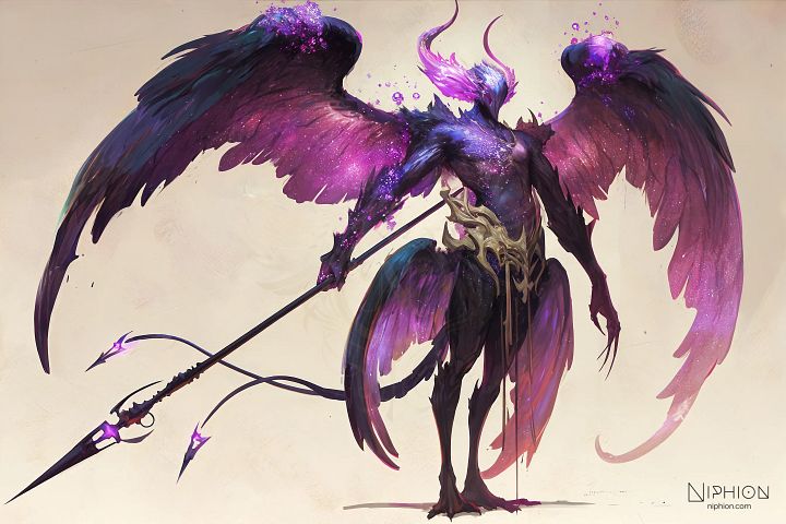 High-Resolution Digital Art – Nebula Archangel, Character Design #8 product image (1)