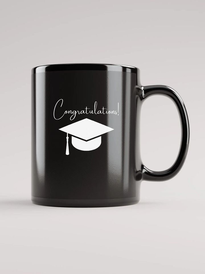 Congratulations Black Mug product image (1)