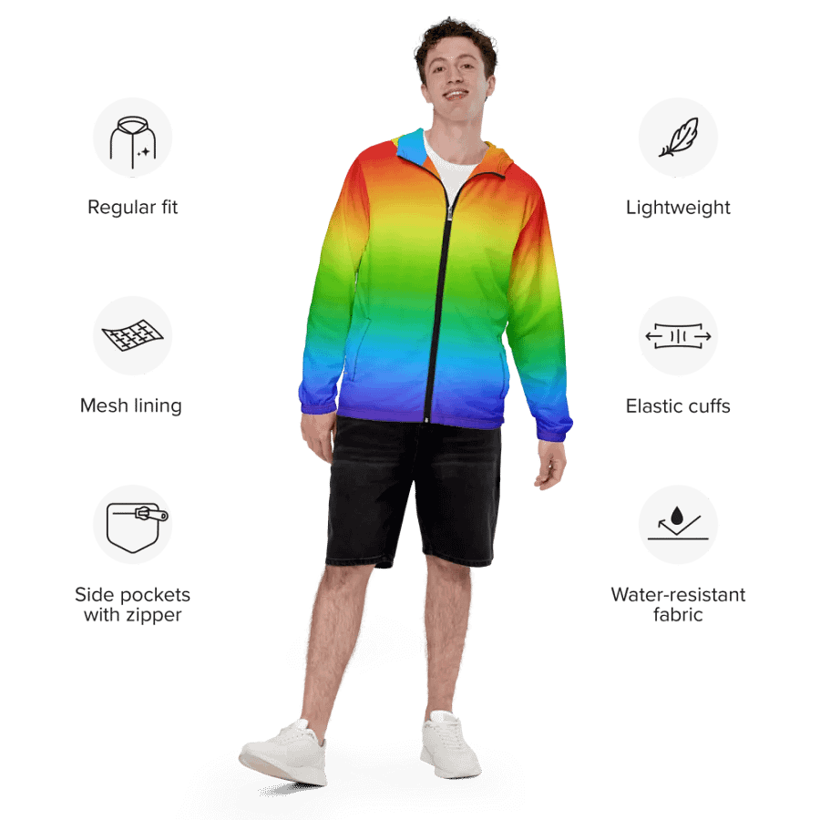 Rainbow Windbreaker product image (6)