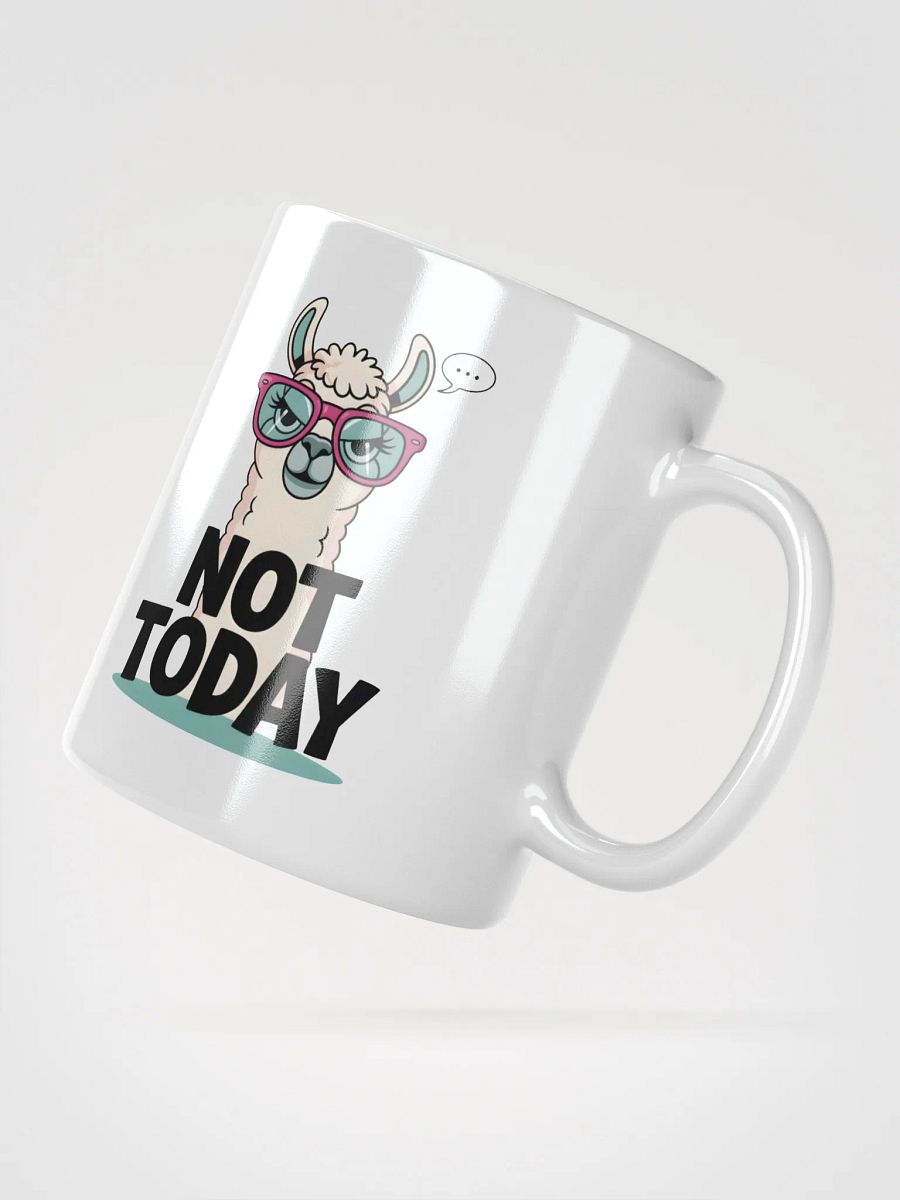 Funny Llama "Not Today" Coffee Mug - Cute & Relatable Gift for Introverts product image (2)