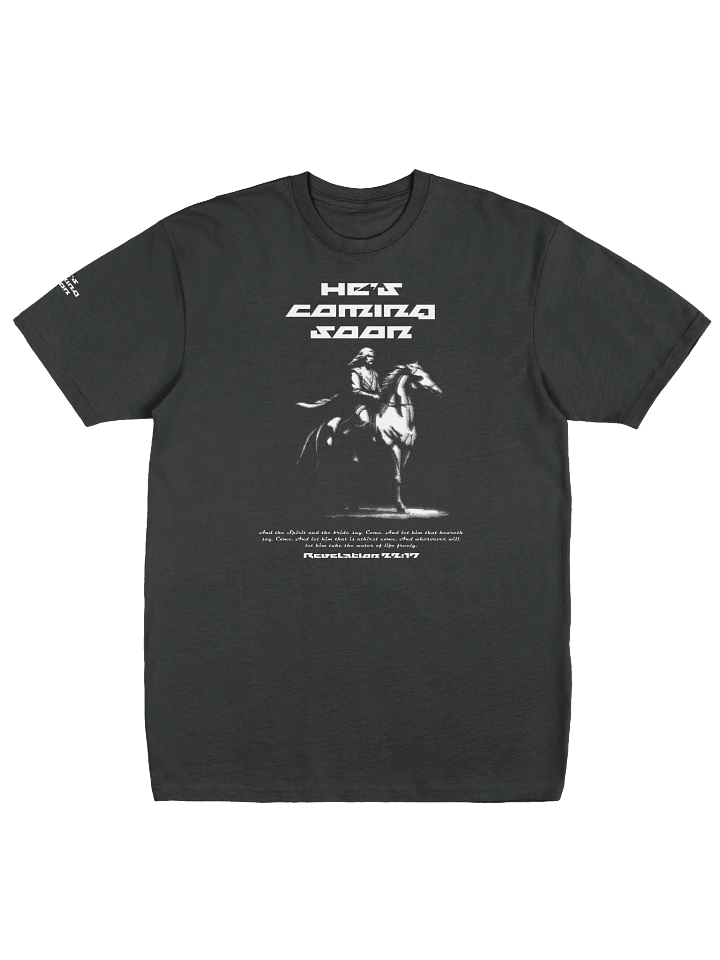 He's Coming Soon Collection - Cotton Heritage Men's Premium Heavyweight Tee product image (1)