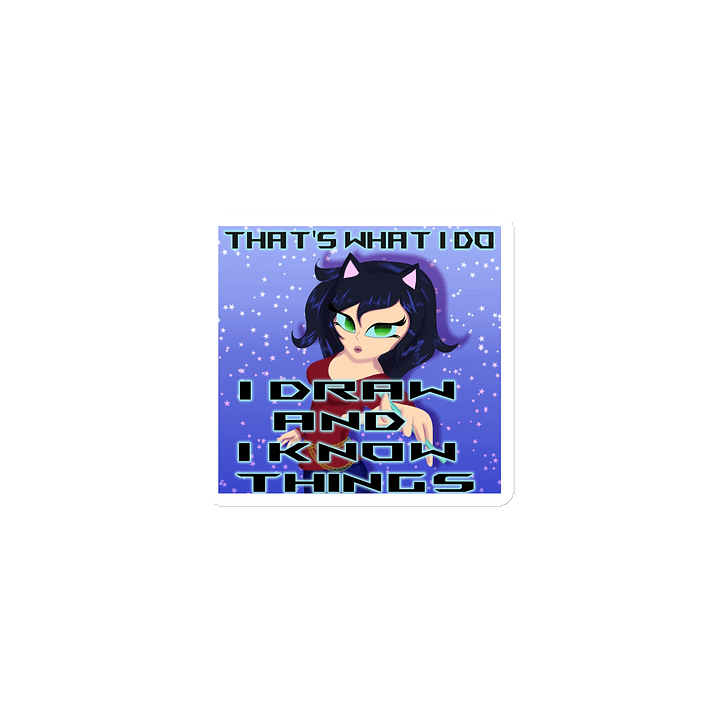 Anime Cat Girl Meme Magnet product image (1)