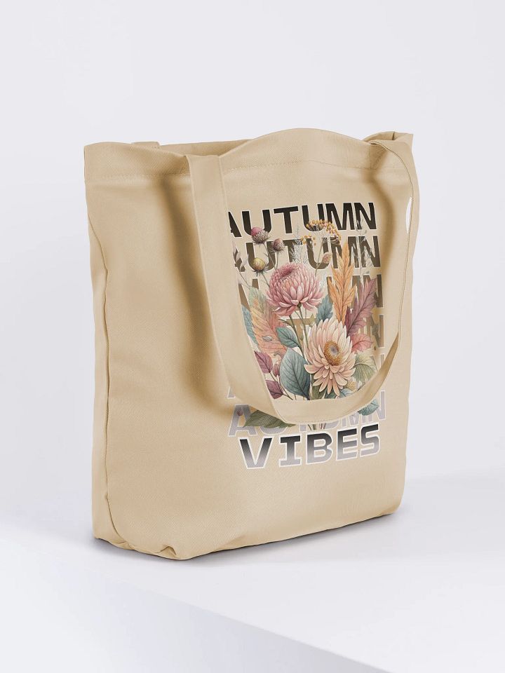 Autumn Vibes Boho Flowers Eco-Friendly Tote Bag product image (4)