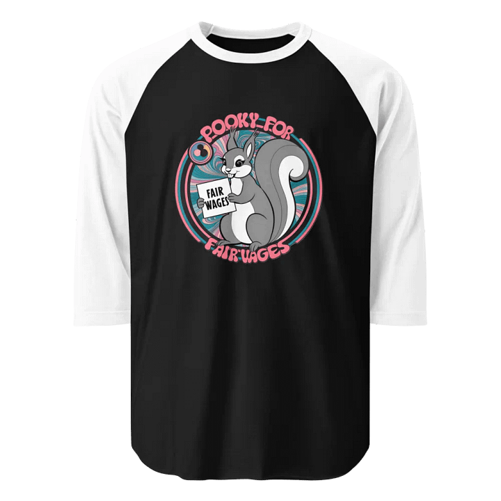 Pooky's Fair Wages Raglan Tee product image (1)