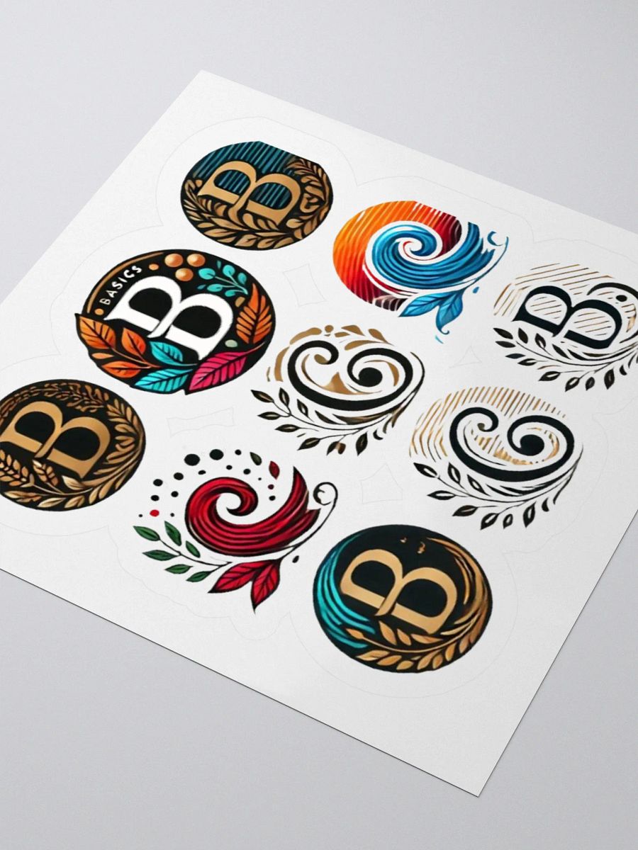 Whimsical Swirls Kiss Cut Stickers Set product image (11)