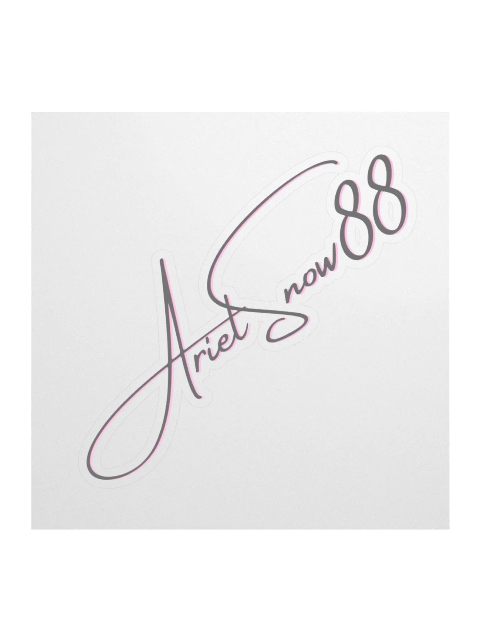 Pink Name Sticker product image (1)