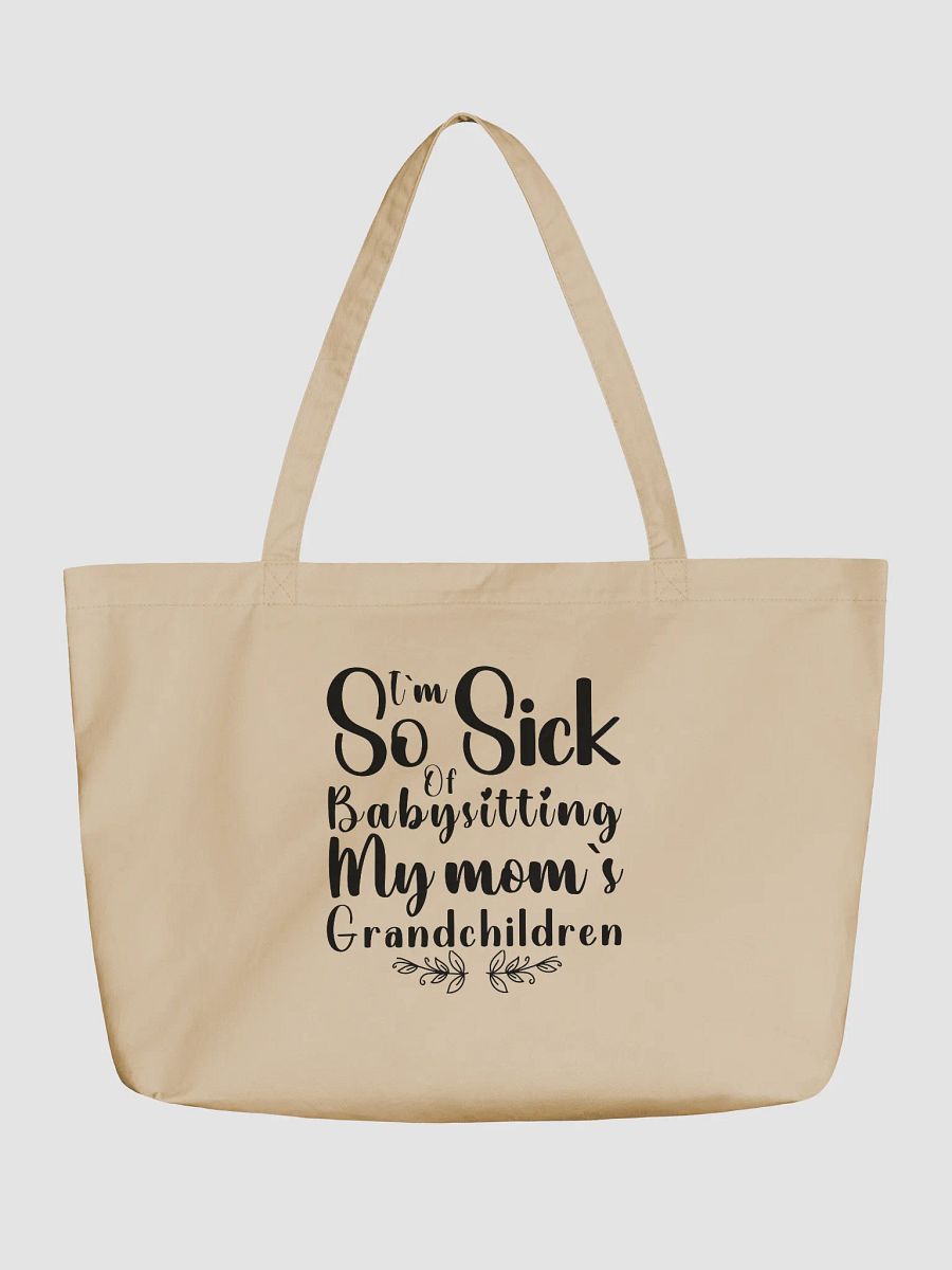 My Mom Grand Children Eco Tote Bag - Cream product image (2)