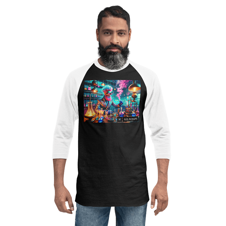 LIMITED EDITION: G.D. Pickups "Dr Gams" 3/4 Sleeve Baseball Tee product image (2)