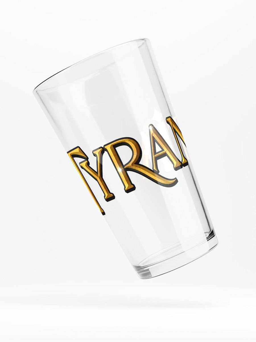 Tyrantia Schriftzug Pint Glas product image (4)