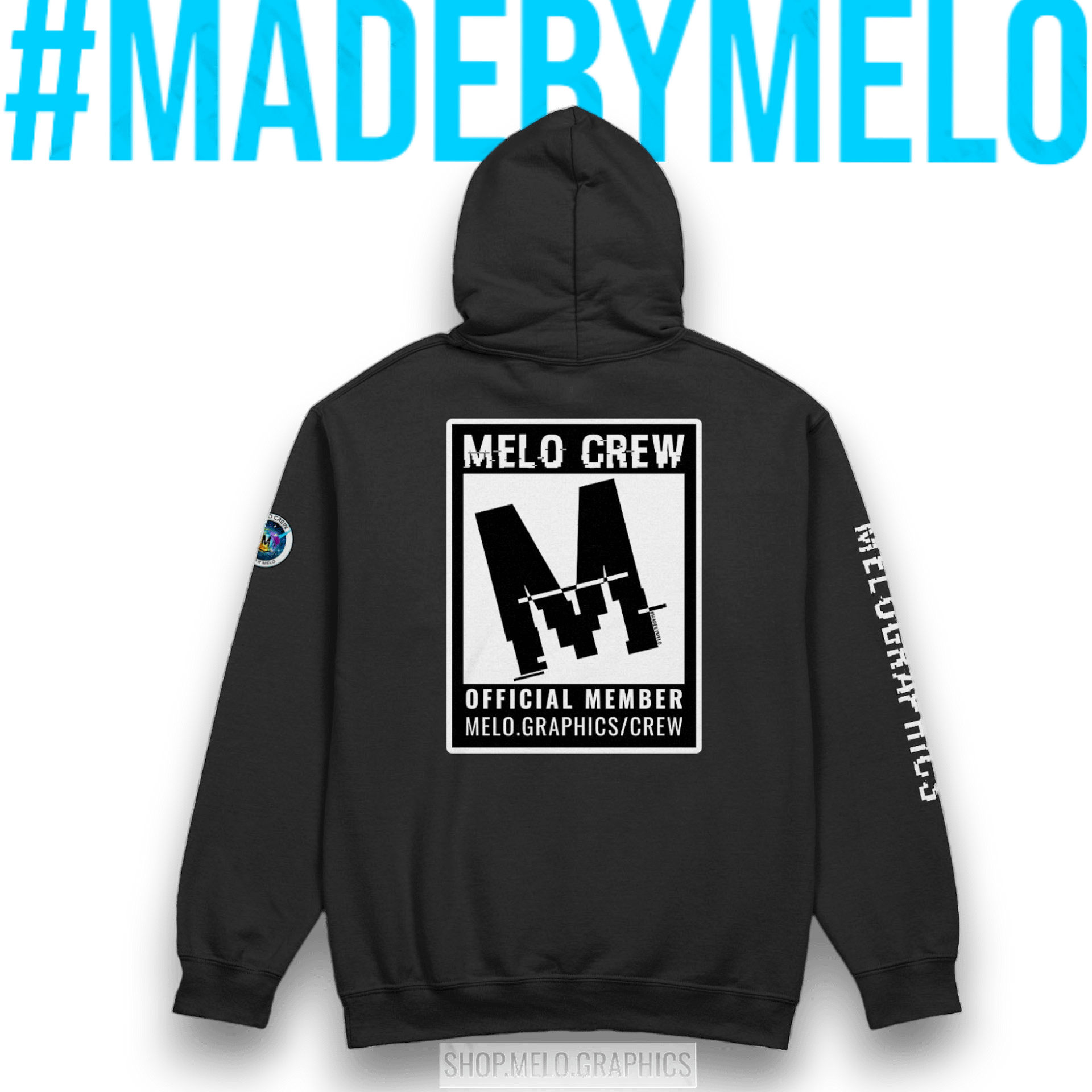 #MeloCrew Vibes: Duotone - Premium Hoodie | #MadeByMELO product image (5)