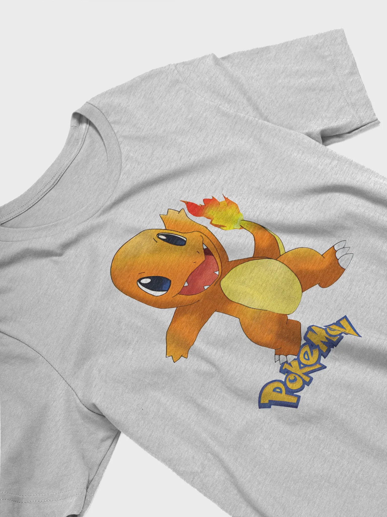 Flame-Tailed Dino Pokémon T-Shirt product image (13)