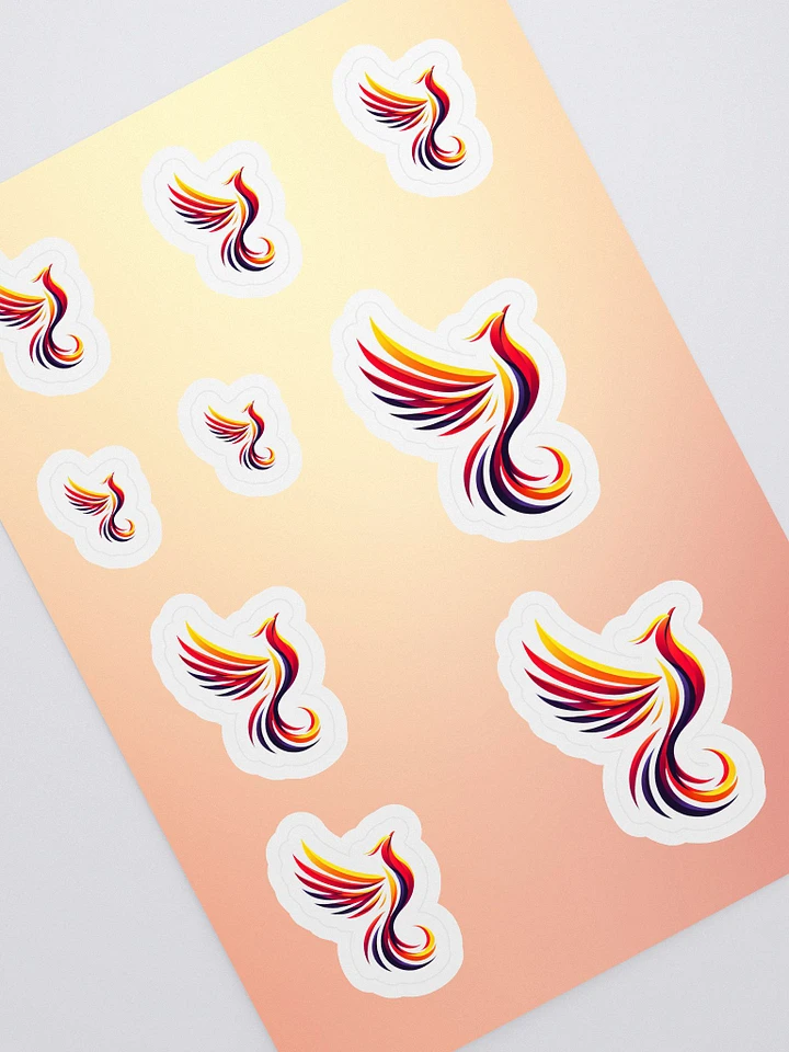 Rising Phoenix - Kiss Cut Sticker Sheet product image (1)