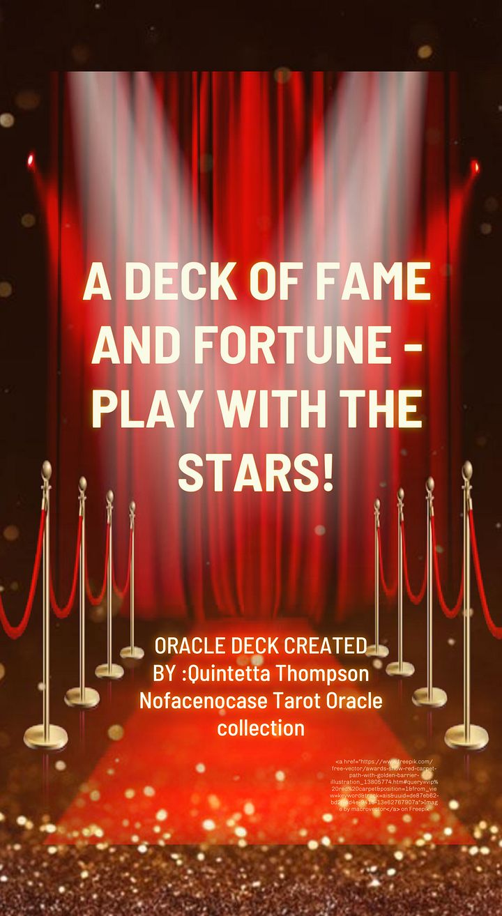 A DECK OF FAME AND FORTUNE- PLAY WITH THE STARS product image (1)