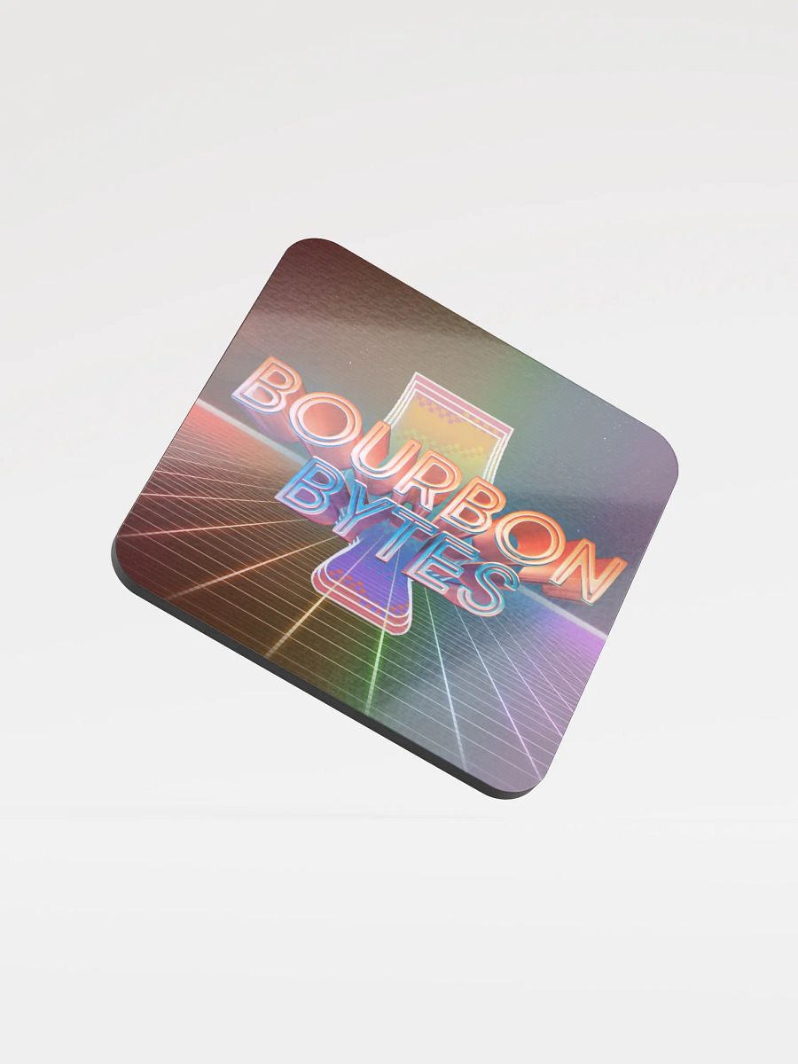 Bourbon Bytes Pride Edition Cork Coaster product image (4)