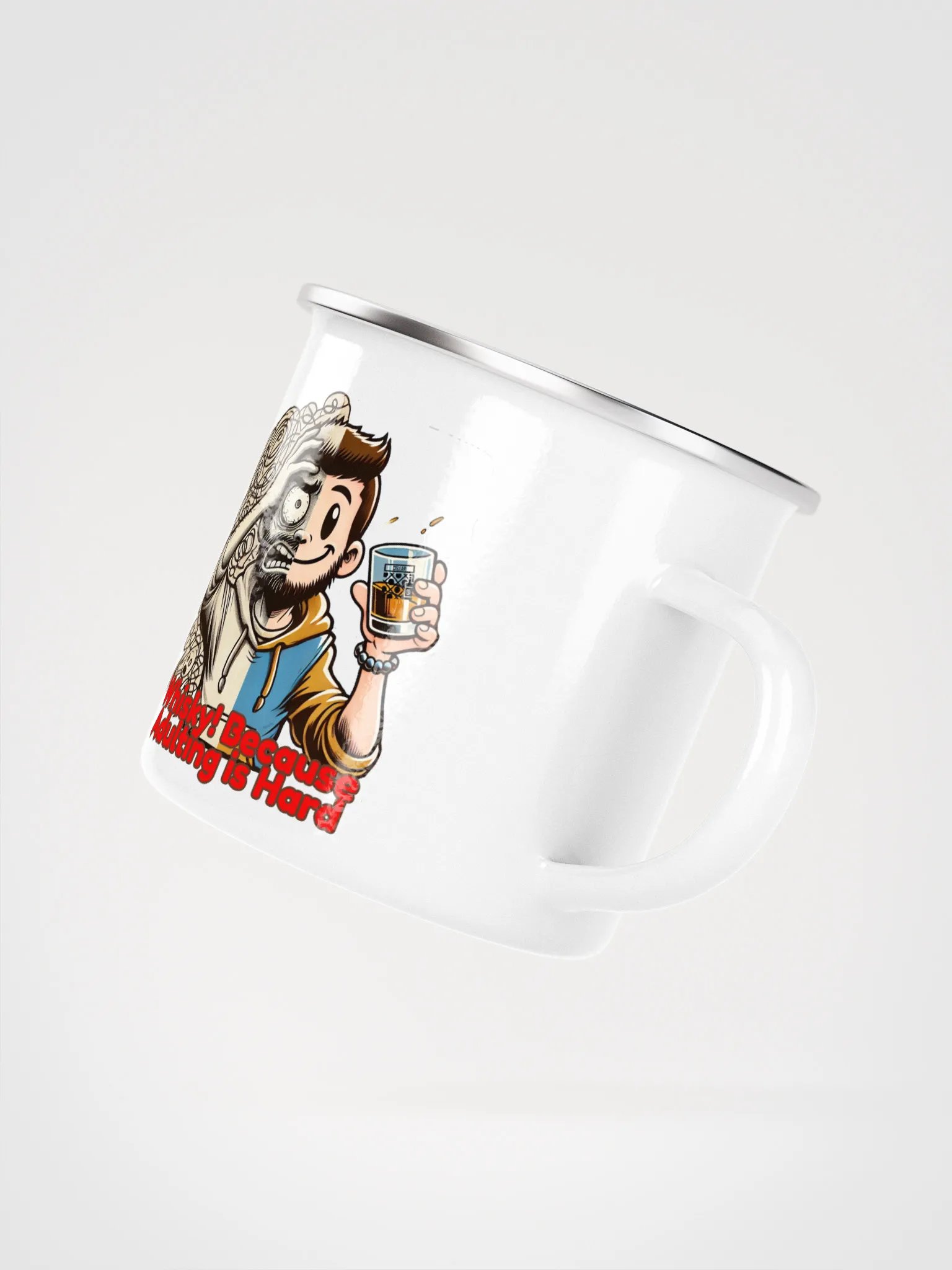 Cellar 8T Whisky - Adulting - Enamel Mug product image (3)