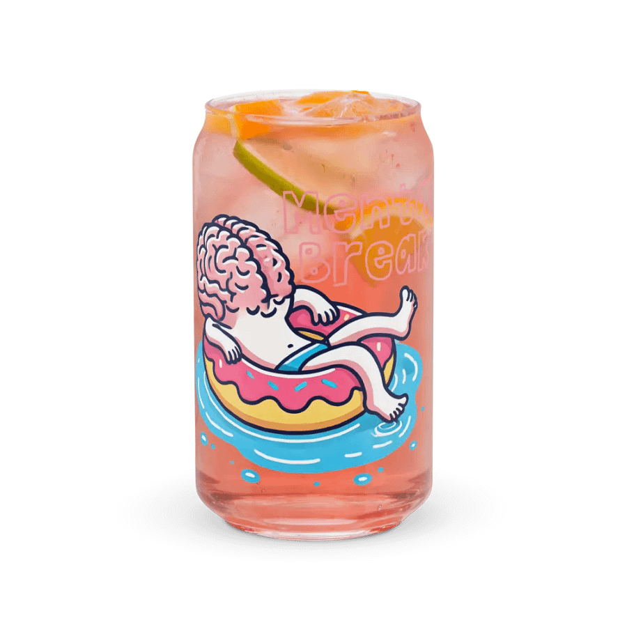 Mental Break Can Glass product image (37)