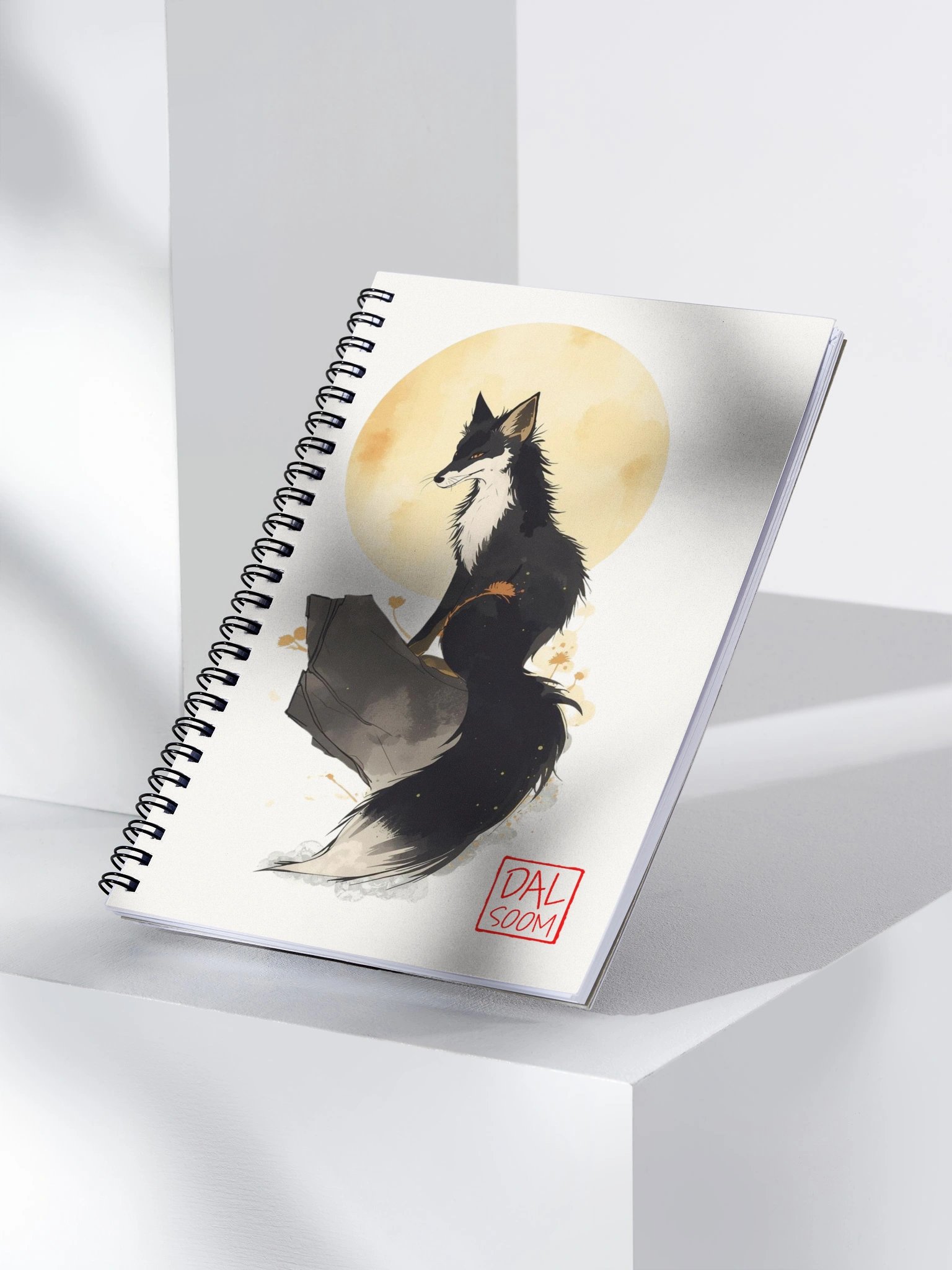 Moonlit Fox Spiral Notebook product image (2)