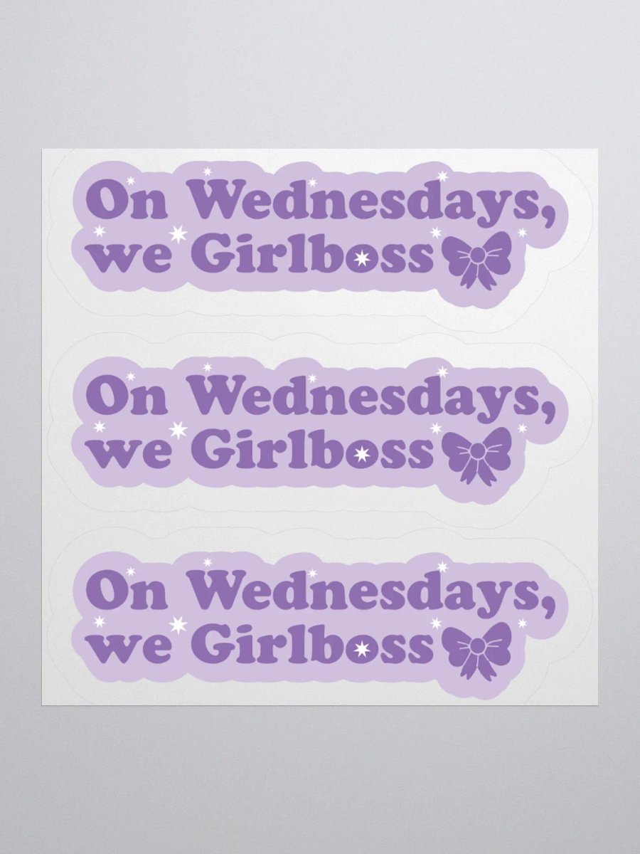 On Wednesdays, we Girlboss (Purple) product image (9)