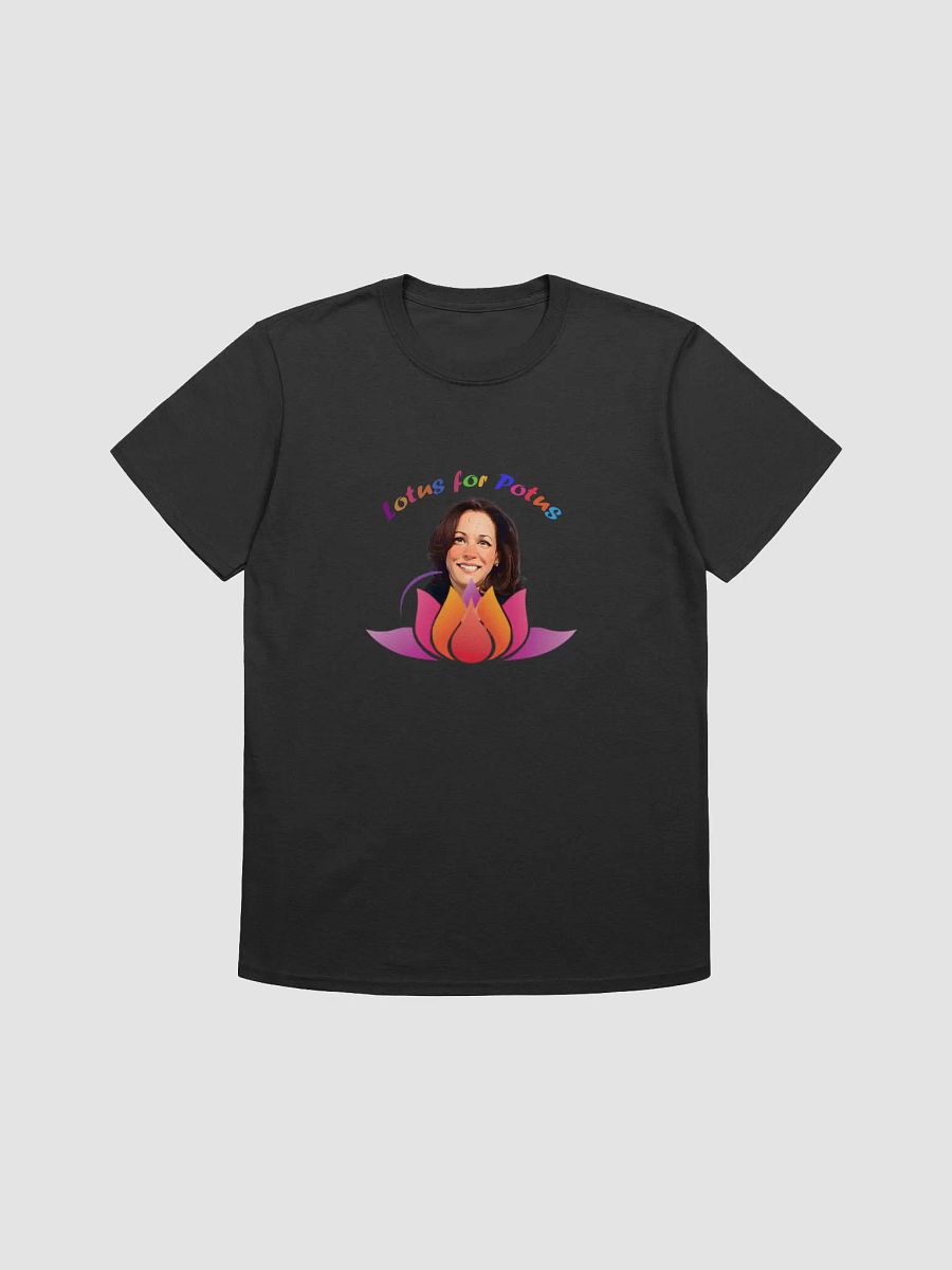 Kamala Harris Lotus Serenity Illustrated T-Shirt product image (4)