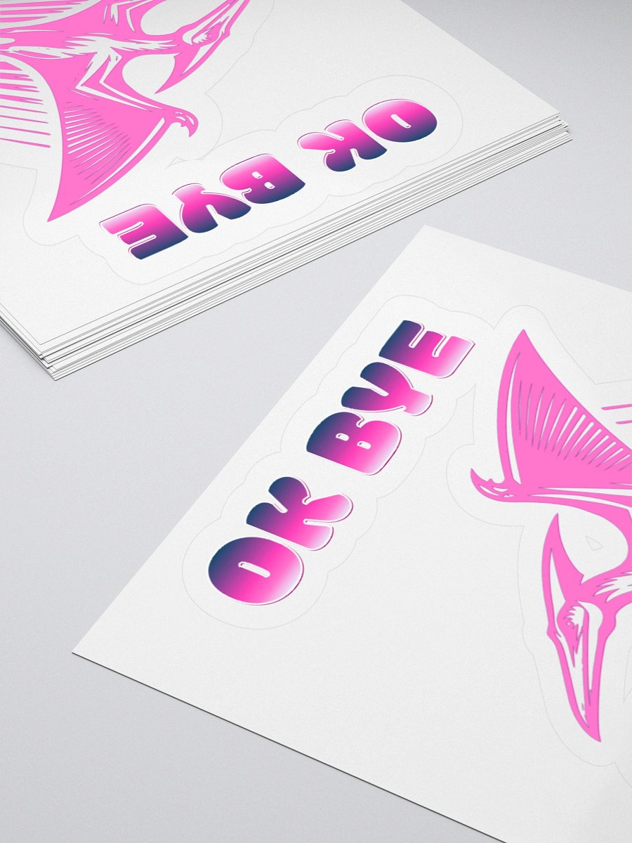 OKAY BYE Kiss Cut Stickers product image (4)