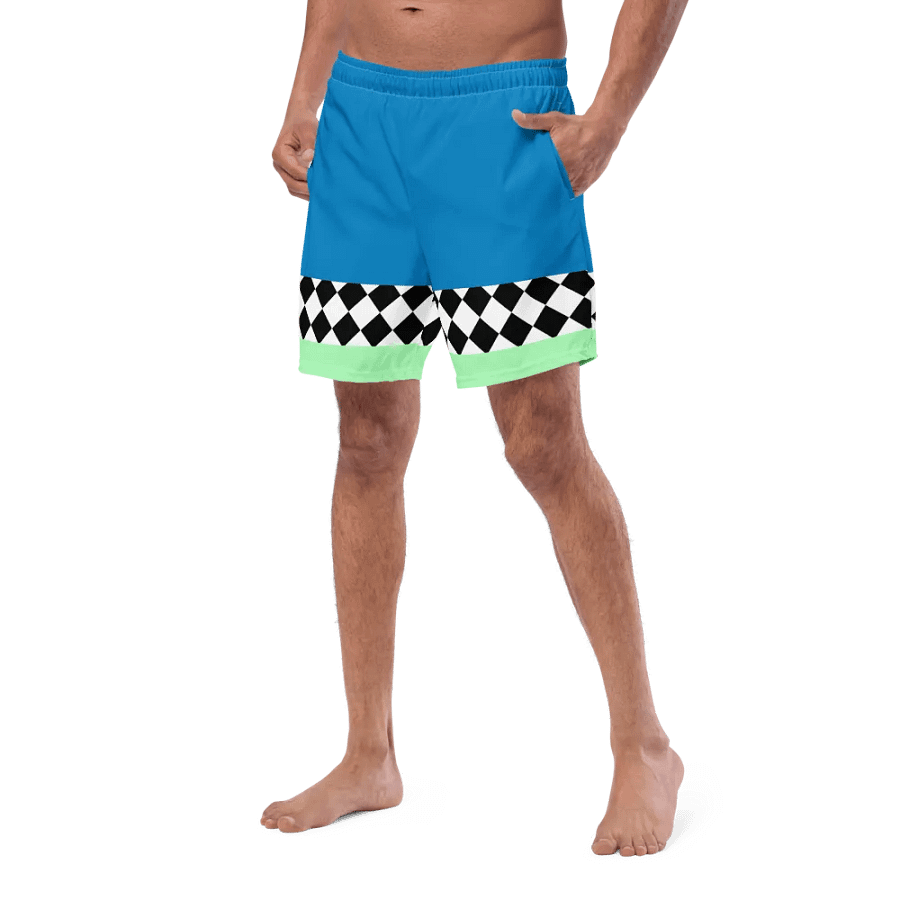 Swim Shorts {harley stripe teal} product image (6)