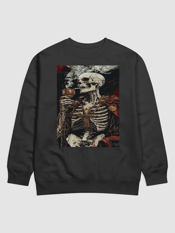 Gothic Skeleton Adorned Sweatshirt product image (1)