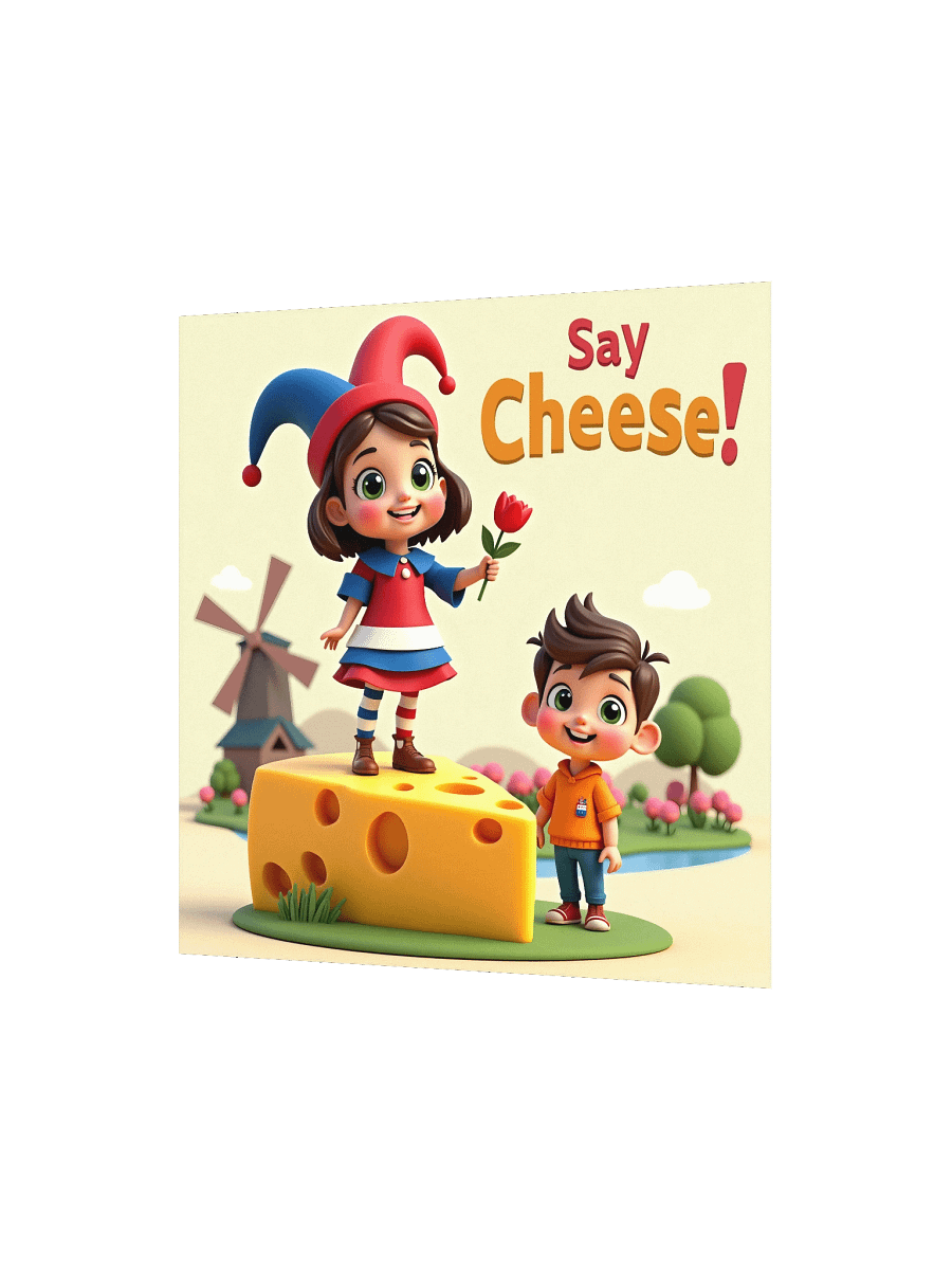 JessyJesty “Say Cheese!” Enhanced Matte Poster – Fun Art for Curious Kids product image (2)