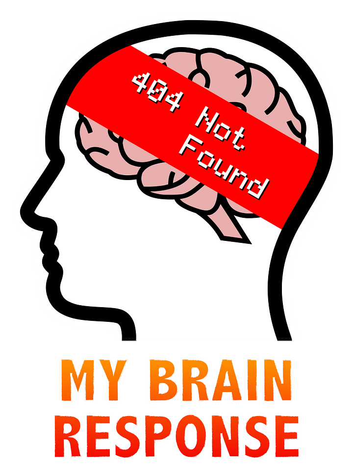 My Brain Response: 404 Not Found T-Shirt product image (2)